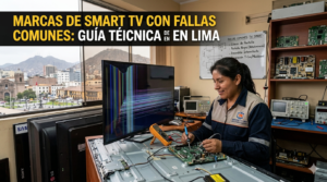 Marcas de smart tv con fallas comunes: guía técnica de reparación en lima