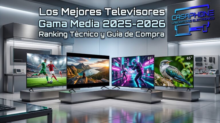 Los mejores televisores gama media analizados en laboratorio casaphone