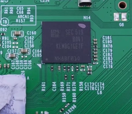 Memoria Samsung eMMC en Hisense
