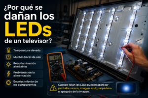 Porque se dañan los leds