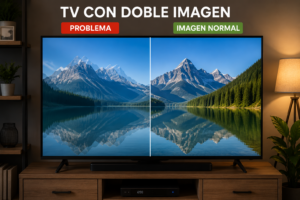 Tv con doble imagen