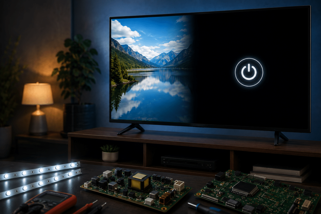 Porque mi televisor enciende y se va la imagen Porque mi televisor enciende y se va la imagen
