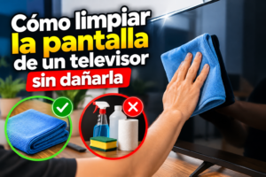 Cómo limpiar la pantalla sin dañarla